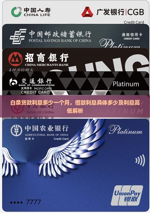 白条贷款利息多少