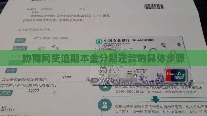 怎么跟网贷协商本金分期的具体步骤是什么