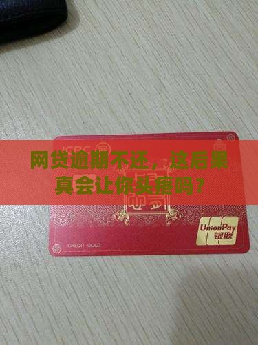 网贷逾期负债不还后果严重吗