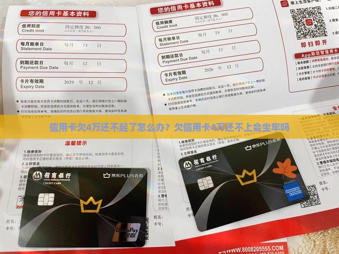 信用卡欠4万还不起了怎么办