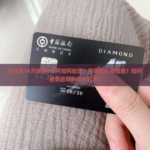 支付宝16万逾期3个月如何处理