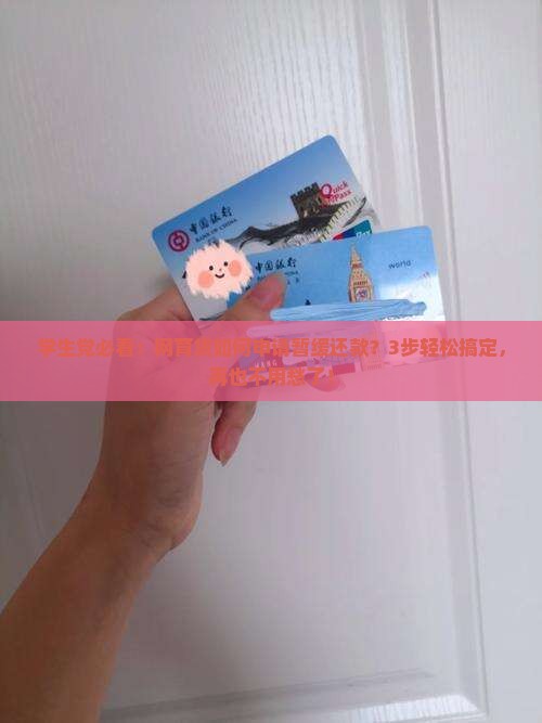 网育贷暂缓还款申请流程详解