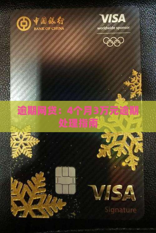 网贷逾期4个月3万如何处理