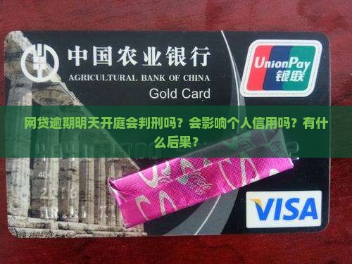 网贷逾期明天开庭会判刑吗