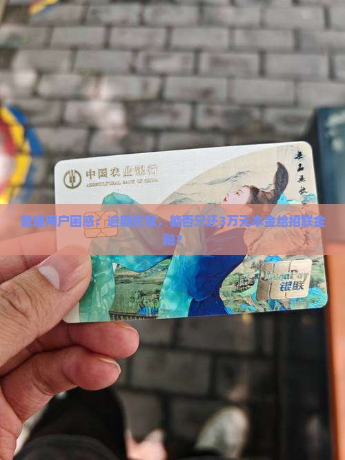 招联金融逾期后可以协商还本金么