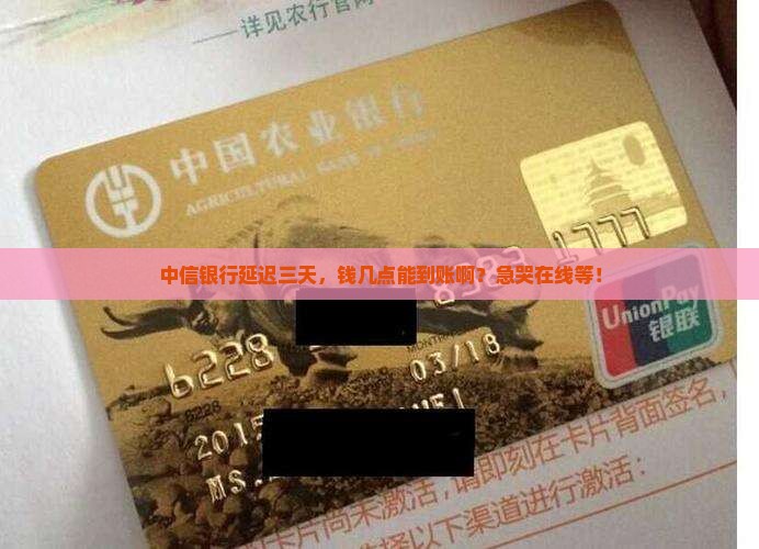 中信银行延迟三天几点会到账