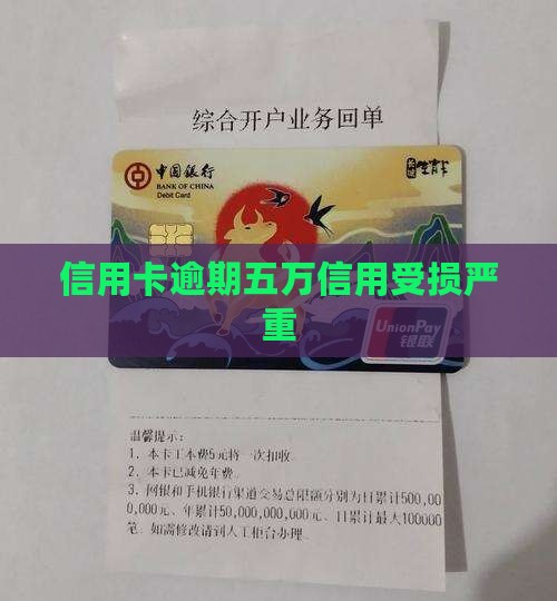 信用卡网贷逾期5万元