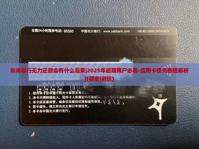 东海银行无力还款会有什么后果