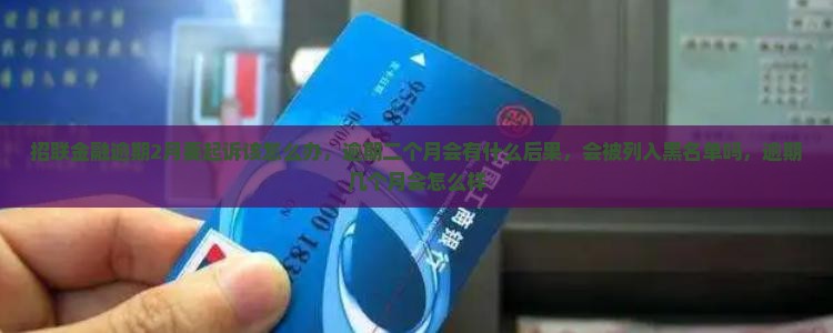 招联金融逾期2月要起诉该怎么办