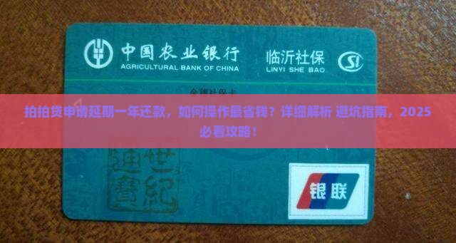 拍拍贷申请延期一年还款流程解析