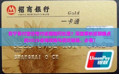 苏宁易付宝任性付逾期如何处理