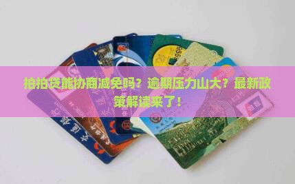拍拍贷能协商减免吗的相关问题解答