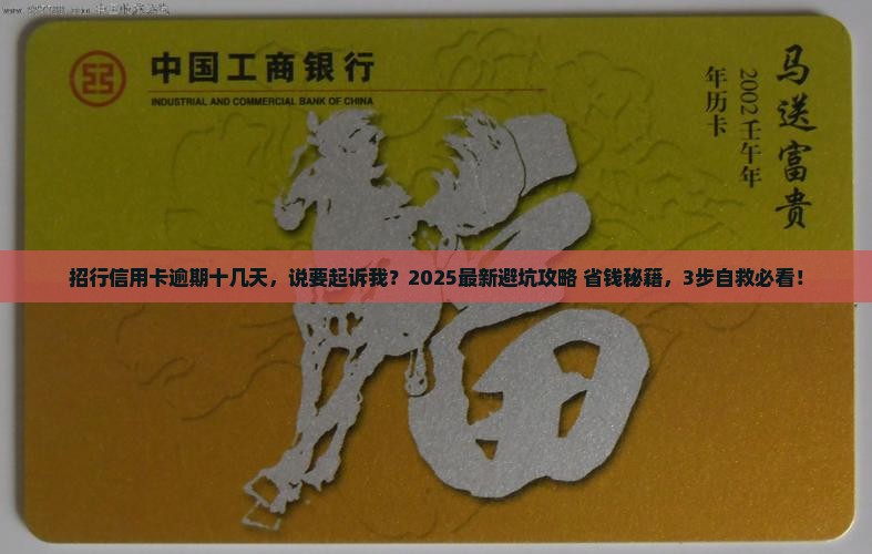 招行逾期十多天说要起诉怎么办
