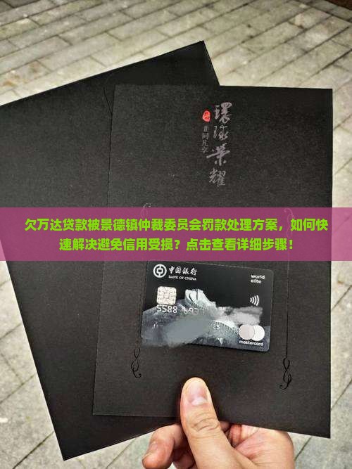 欠万达贷款被景德镇仲裁委员会罚款处理方案