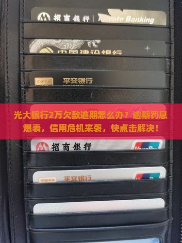 光大银行2万欠款逾期怎么办