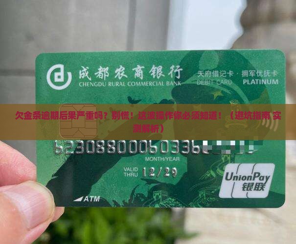 欠白条金条逾期后果严重吗