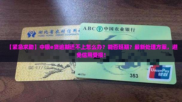 中银e贷逾期还不上能延期吗怎么处理