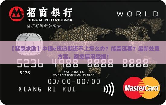 中银e贷逾期还不上能延期吗怎么处理