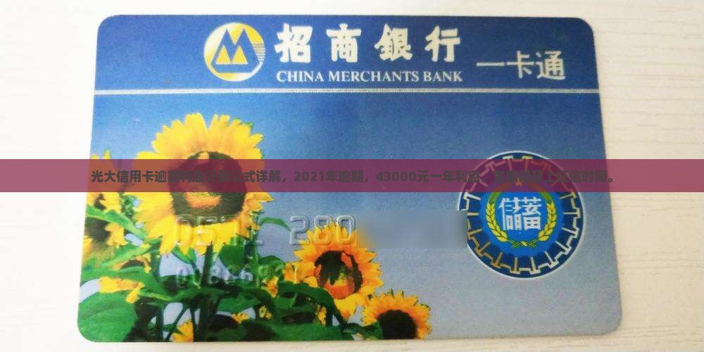光大信用卡逾期利息计算公式详解