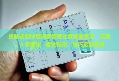 贷款逾期仲裁调解需要注意哪些事项