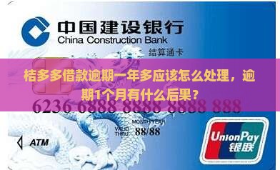 桔多多借款逾期一年多应该怎么处理