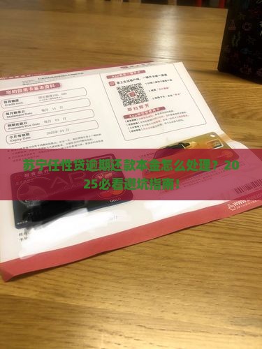 苏宁任性贷逾期还款本金需要注意什么