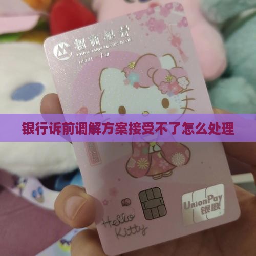 银行诉前调解方案接受不了怎么处理