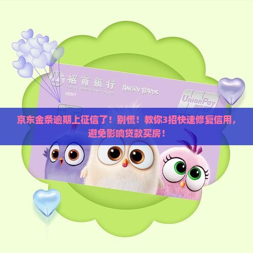 京东金条逾期上征信了