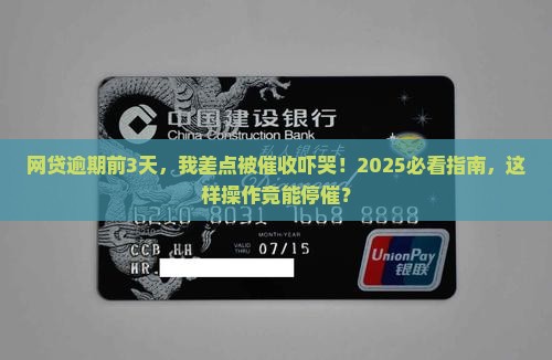 网贷逾期前可以办理停催吗