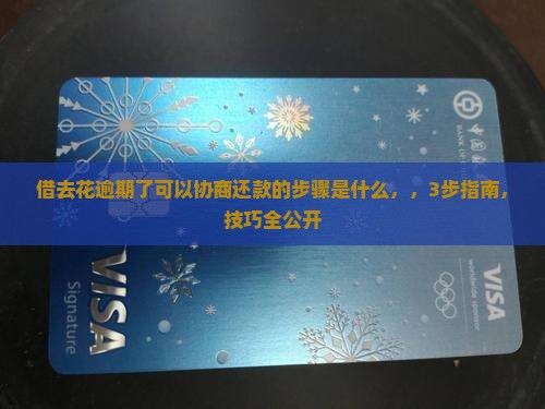 借去花逾期了可以协商还款的步骤是什么