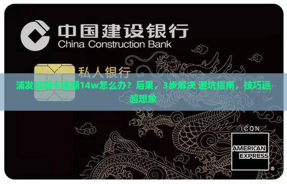 浦发信用卡逾期14w怎么办