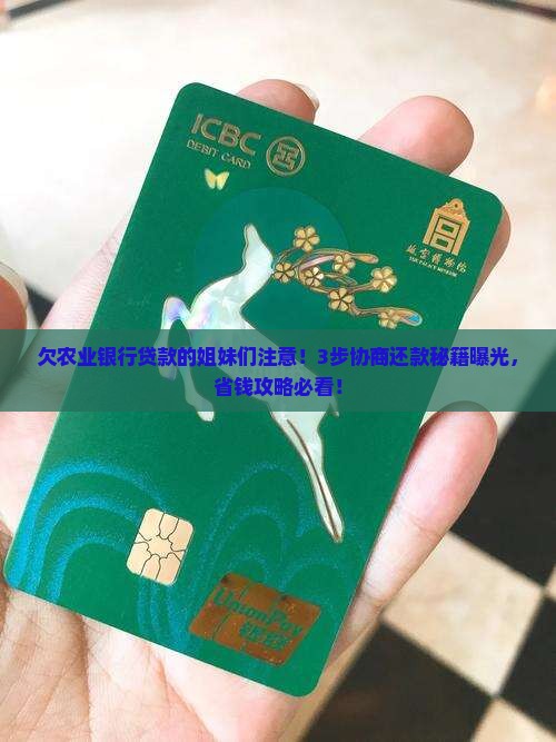 欠农业银行贷款如何协商还款