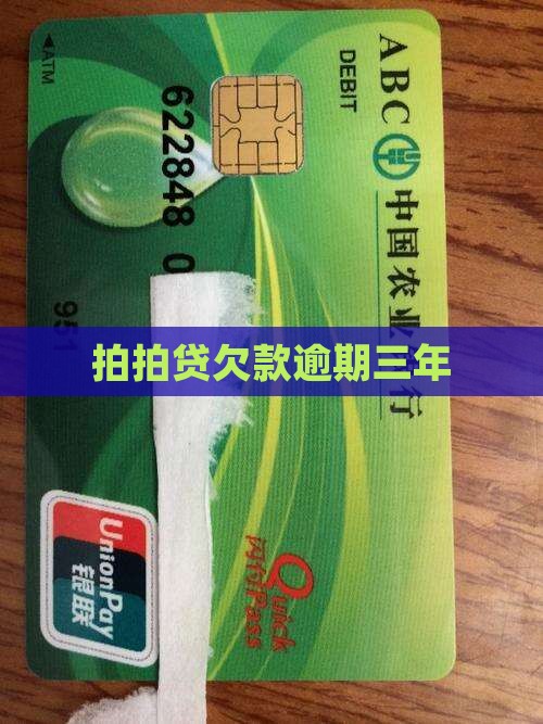 拍拍贷欠款逾期三年