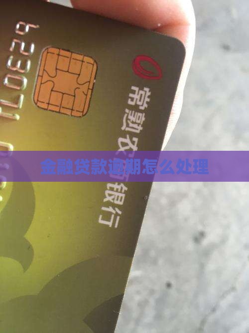 金融贷款逾期怎么处理