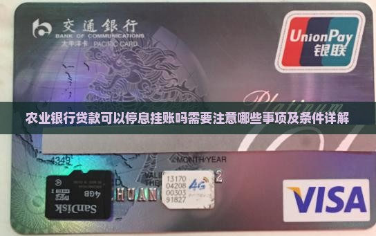 农业银行贷款可以停息挂账吗需要注意哪些事项及条件详解