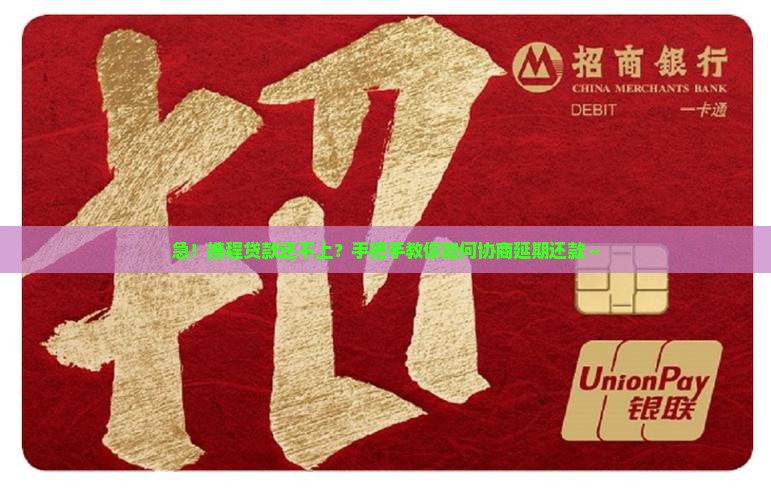携程贷款怎么协商延期还款的步骤是什么