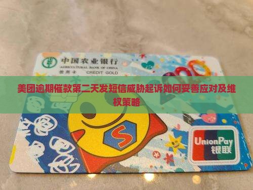 美团逾期催收第二天发短信要起诉应该怎么应对