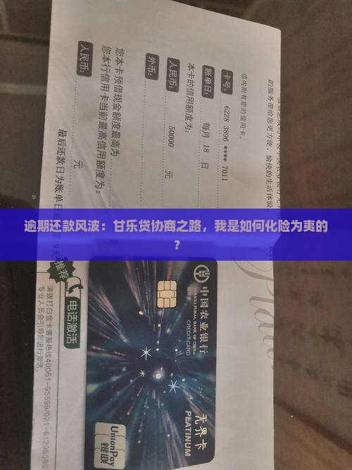 甘乐贷逾期协商经历