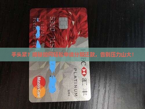 如何申请停息挂账分期