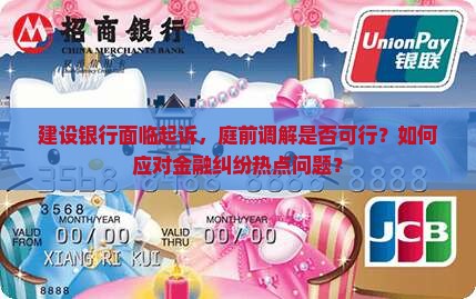 建设银行被起诉有庭前调解吗怎么办