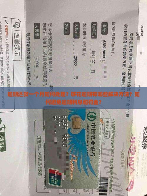 够花逾期一个月怎么办
