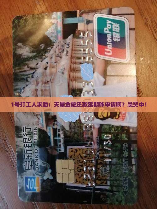 天星金融怎么申请延期还款需要哪些步骤