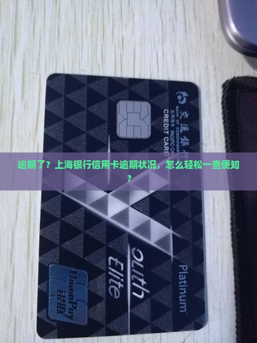 上海银行信用卡逾期查询怎么办理