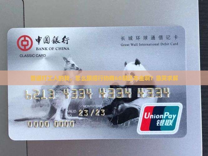招商银行怎么协商60期还本金的方法