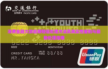 消费金融欠款逾期短信处理方法