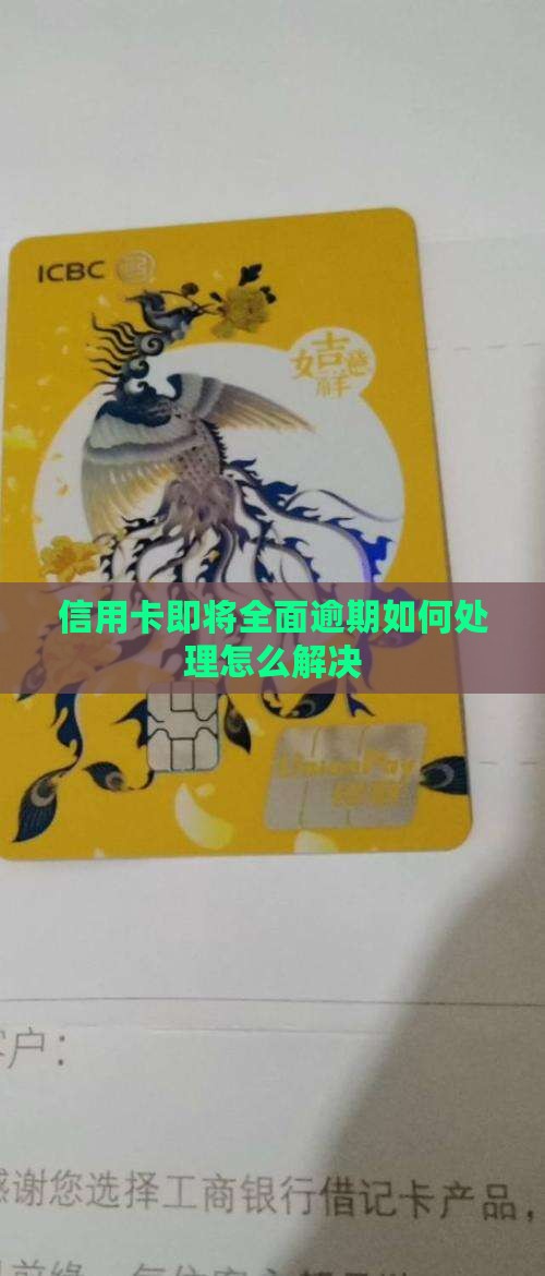 信用卡即将全面逾期如何处理