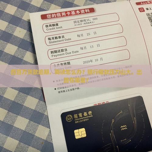 银行贷款四百万逾期怎么解决