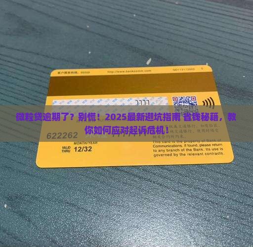 微粒贷逾期了会被起诉吗怎么办
