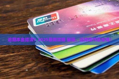 逾期协商本金结清方法和流程