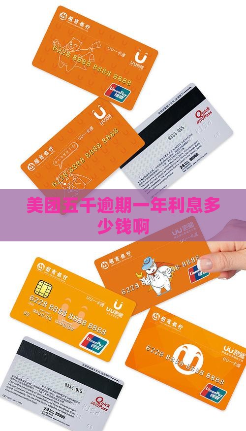 美团五千逾期一年利息多少钱